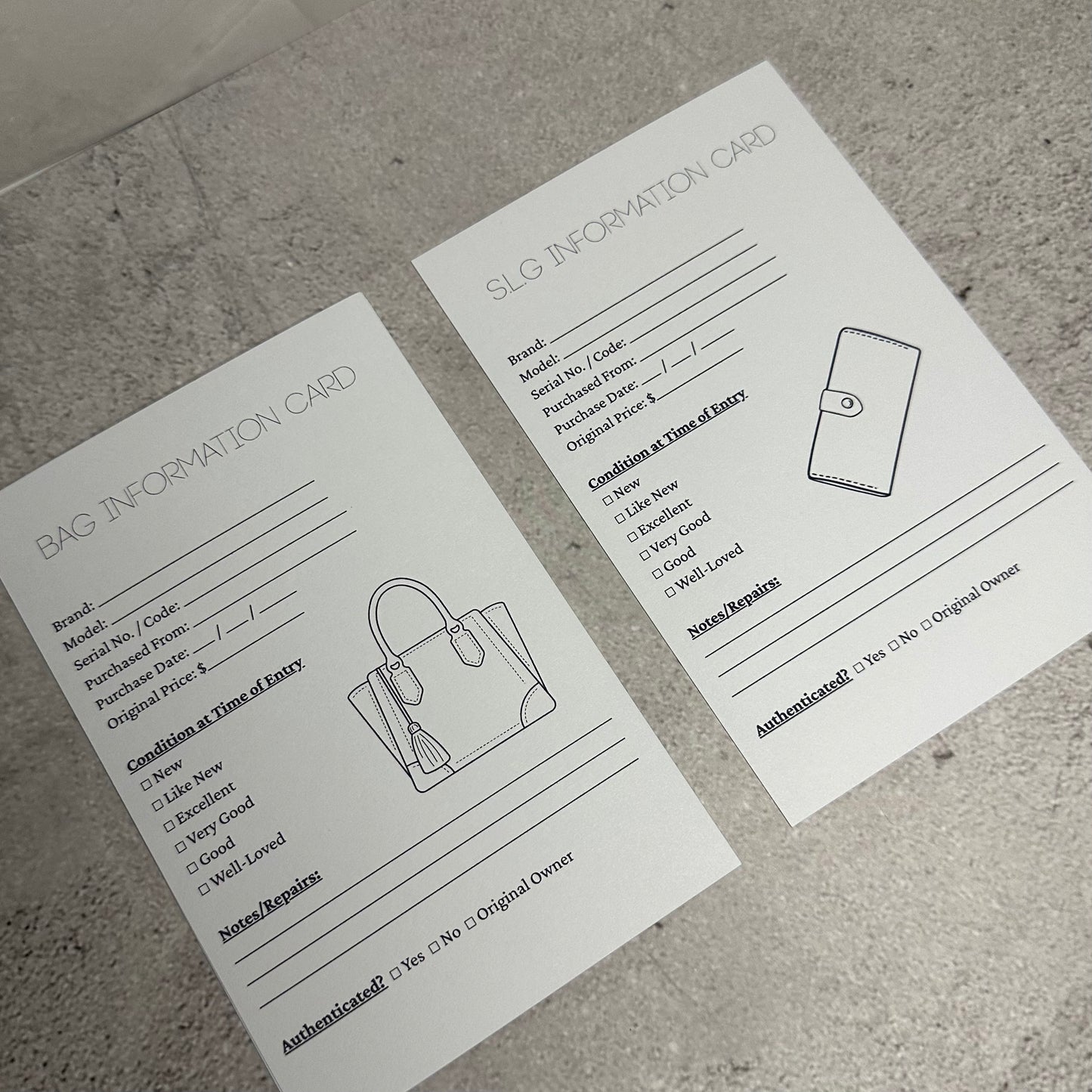 Bag Passport Cards