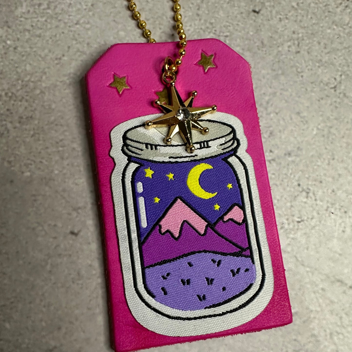 Moonlit Jar Tag