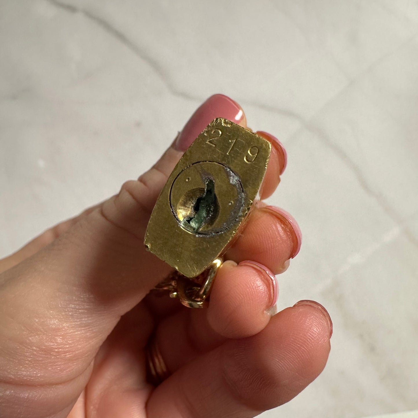 LV Palm Tree Lock Bag Charm