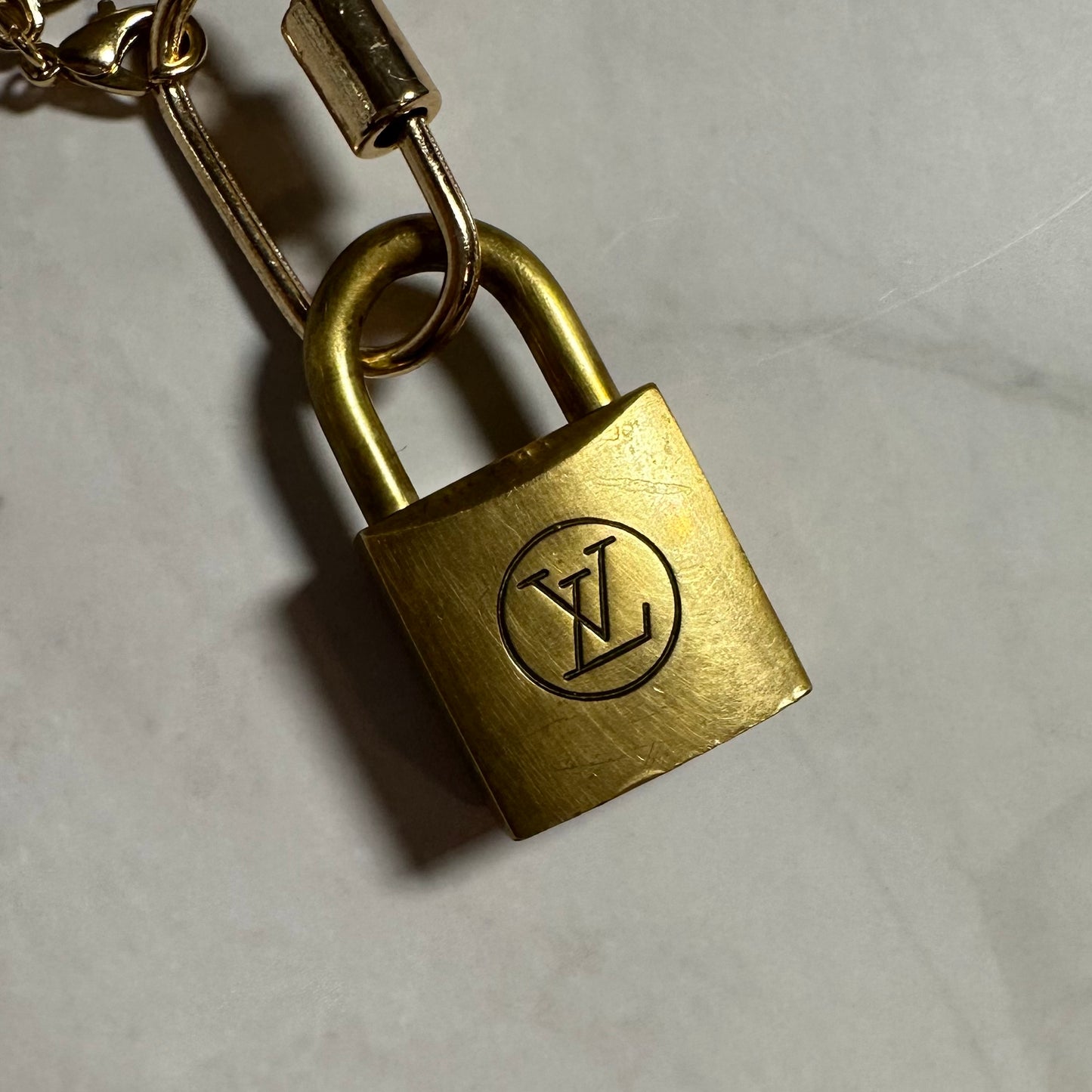 LV Palm Tree Lock Bag Charm