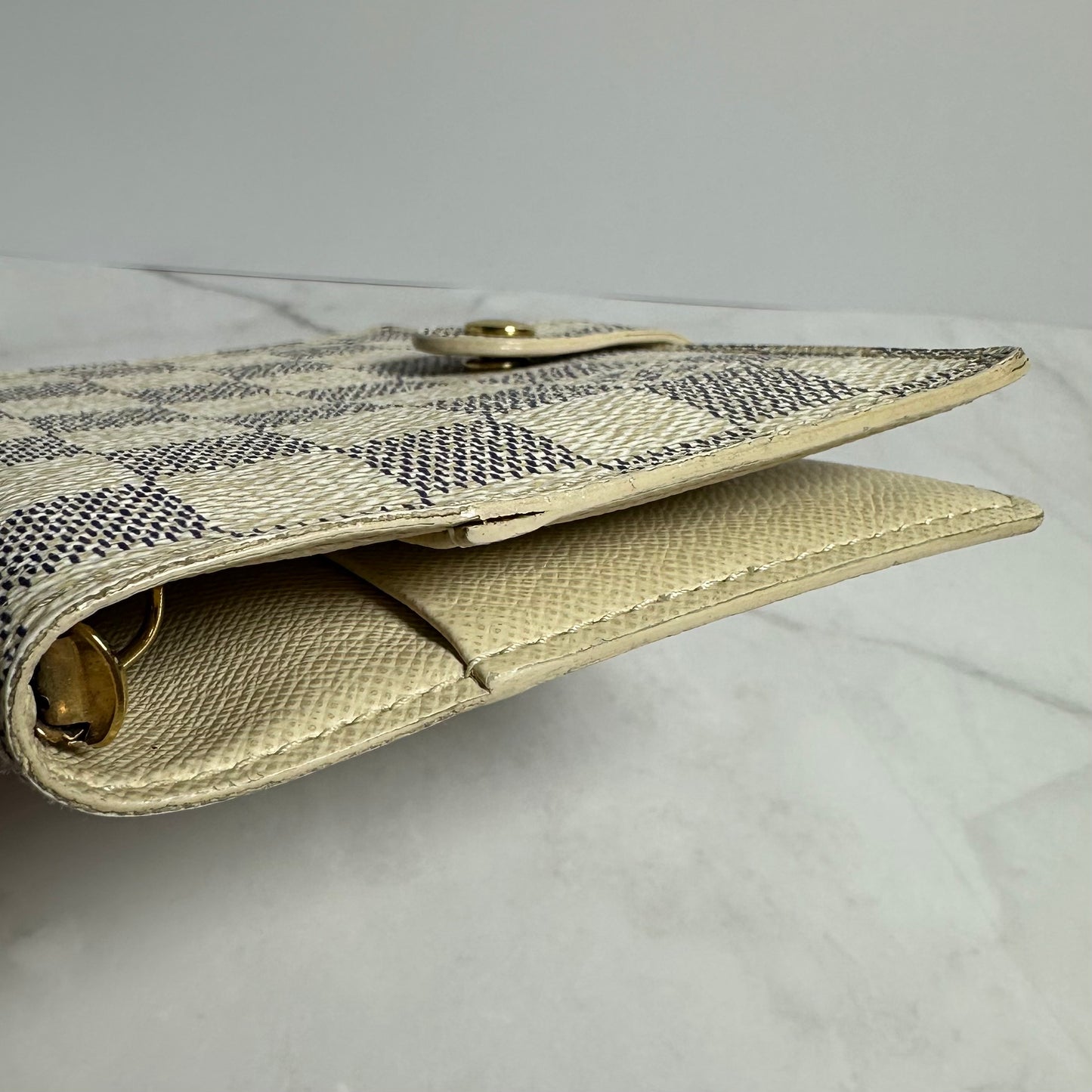 Louis Vuitton Small (PM) Damier Azur Agenda - Preloved