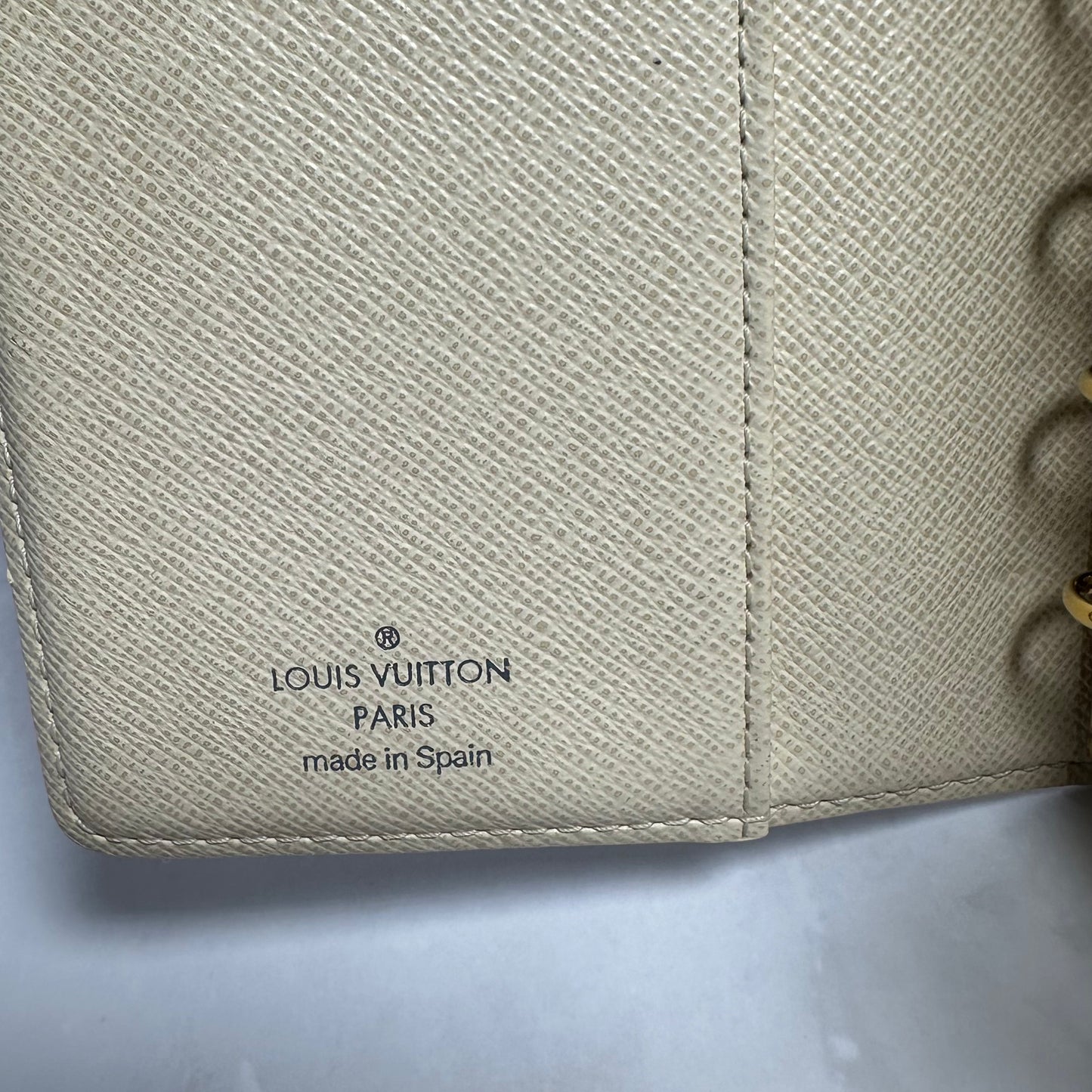 Louis Vuitton Small (PM) Damier Azur Agenda - Preloved