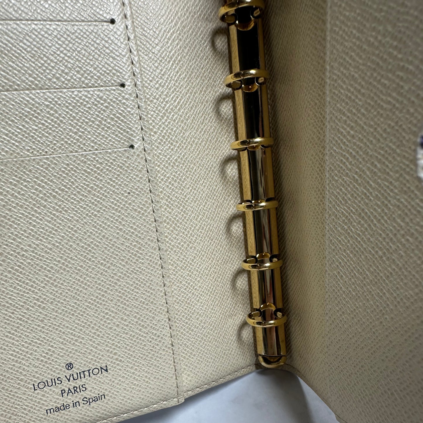 Louis Vuitton Small (PM) Damier Azur Agenda - Preloved