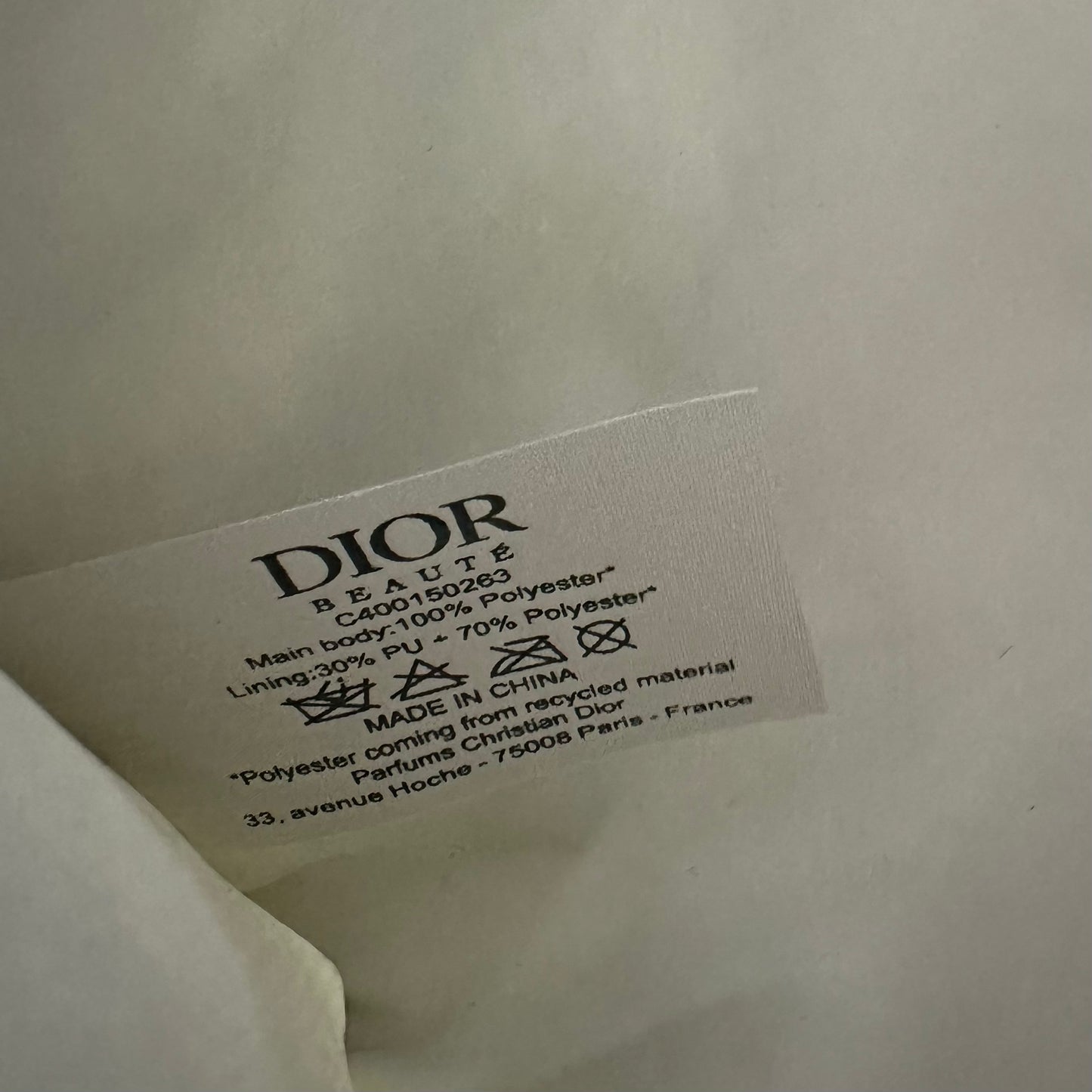 Dior Beauty Pouch on Chain (NWOT)