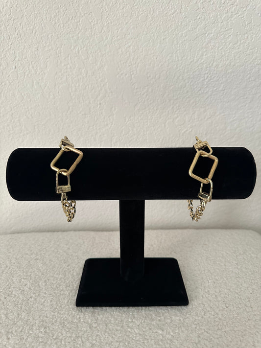 Gold Bracelet (Made with hardware from Louis Vuitton Speedy)