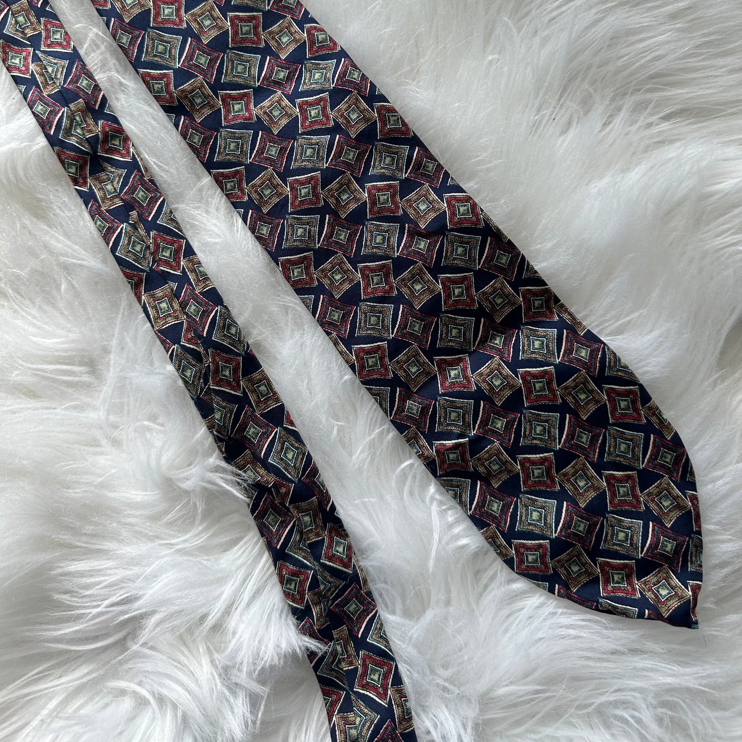 Christian Dior Vintage Box Design Tie