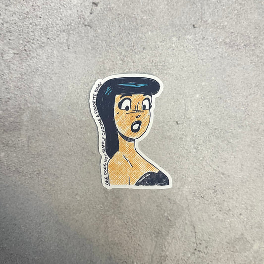 "No Favorites" Sticker