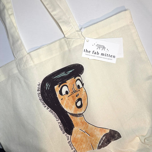 "No Favorites" Tote Bag