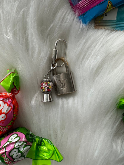 Louis Vuitton Preloved Authentic Lock Bubblegum Keyring