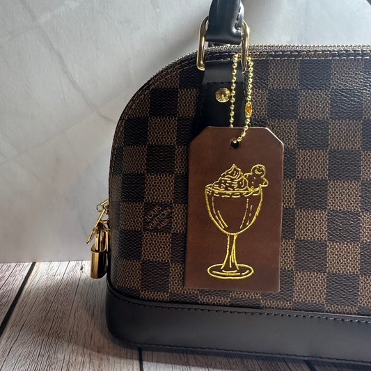 Gingerbread Drink Bag Tag