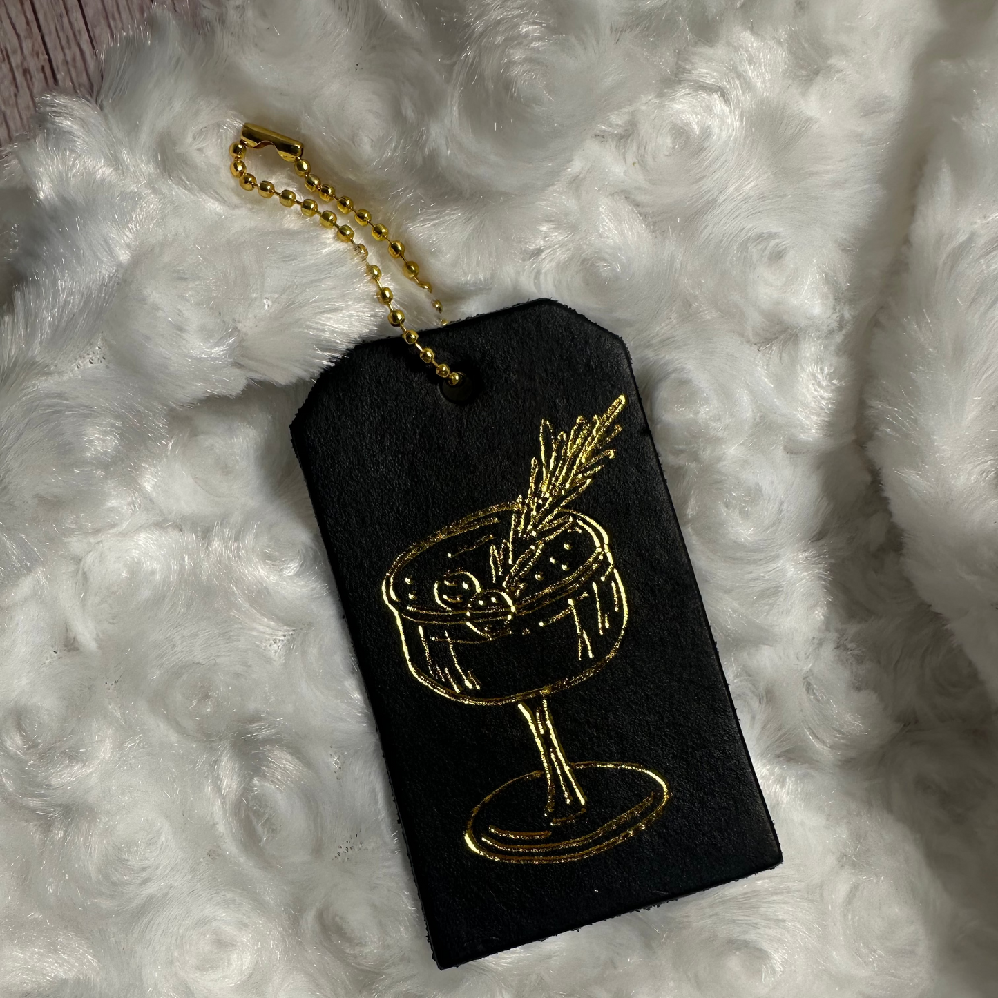 Holiday Drink Bag Tag