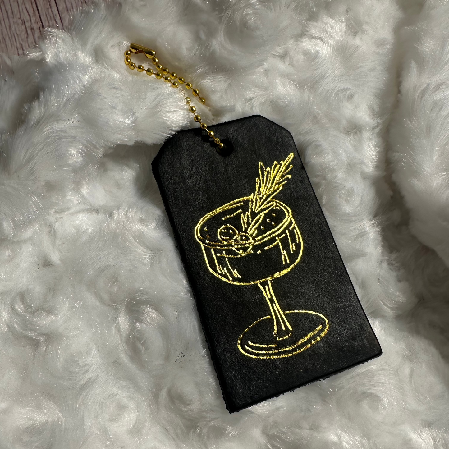 Holiday Drink Bag Tag