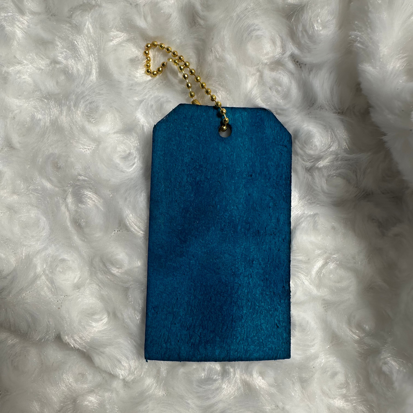 Snowflake Blue Bag Tag