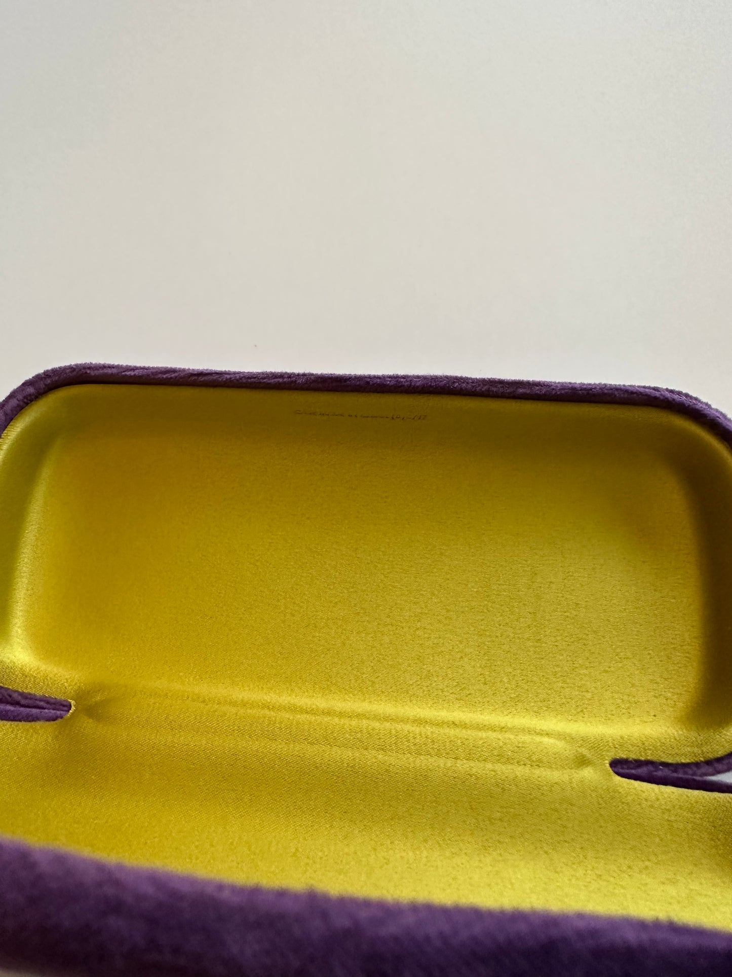 Gucci Preloved Purple Sunglass Case with Satin Pouch