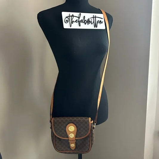 Celine Macadam Medal Crossbody Bag - Vintage