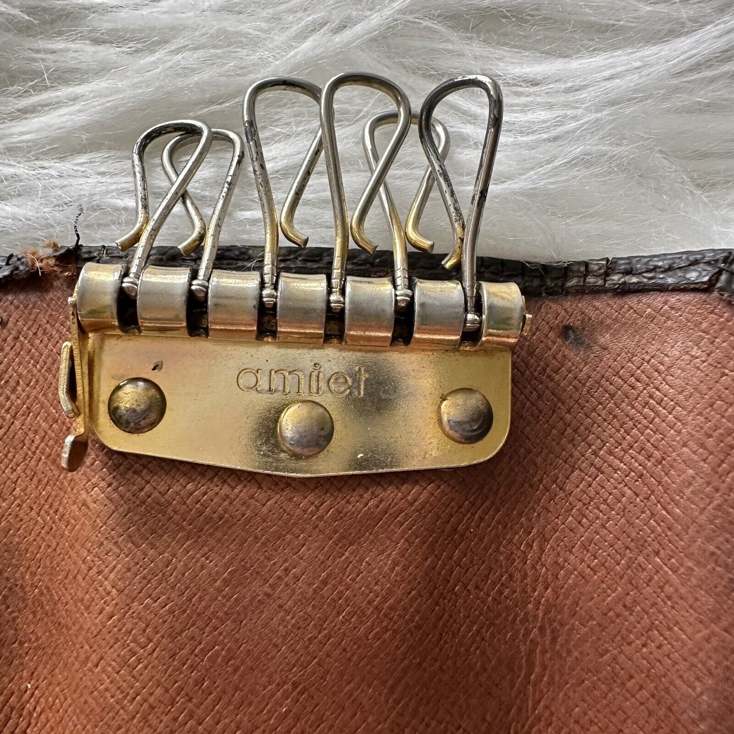 Louis Vuitton Custom Patch Keyholder (Skeleton)