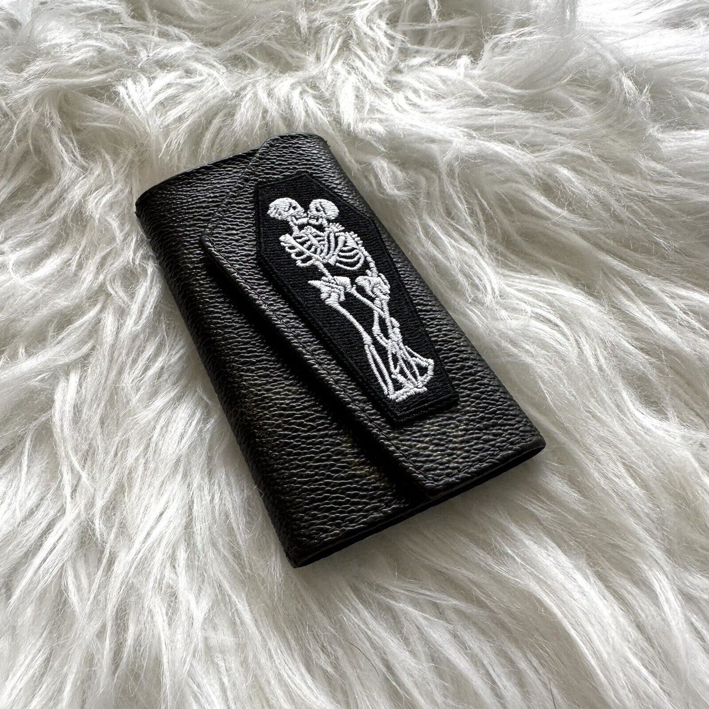 Louis Vuitton Custom Patch Keyholder (Skeleton)
